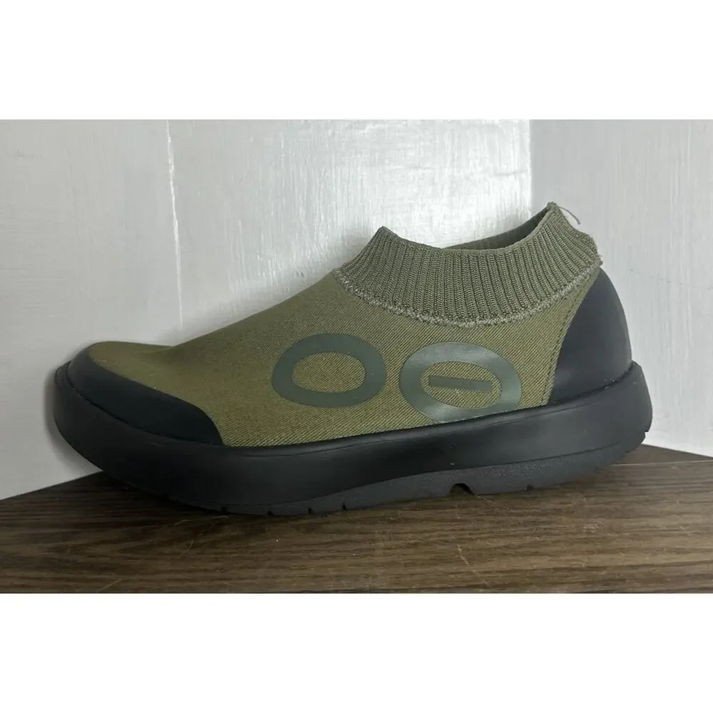 OOFOS OOmg eeZee Men’s 8 Recovery Shoes Slip-On olive green Comfort Sneakers
